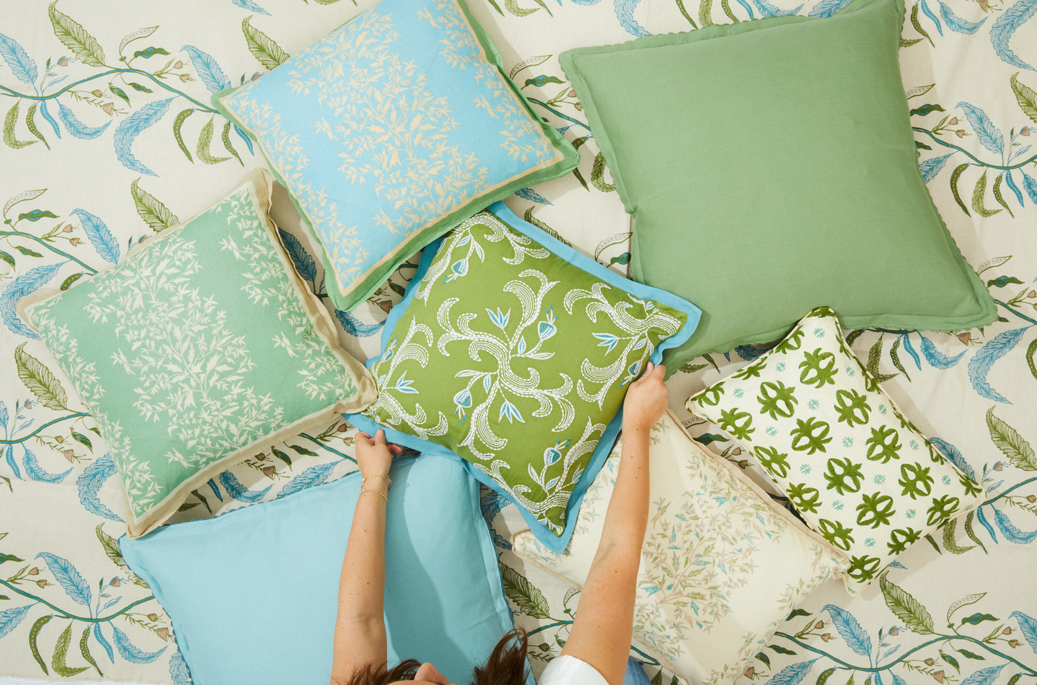 persimmon decorative pillow