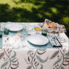 Tuileries Tablecloth Blockprinted Trim