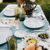 Tuileries Tablecloth Blockprinted Trim