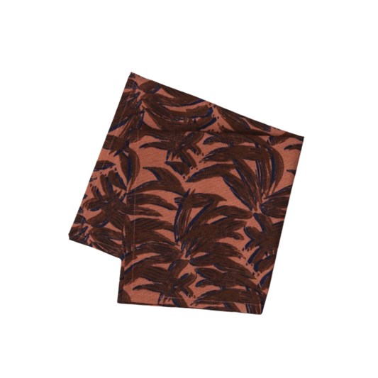 close up of sylvan pattern napkin