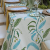 Tuileries Tablecloth Blockprinted Trim