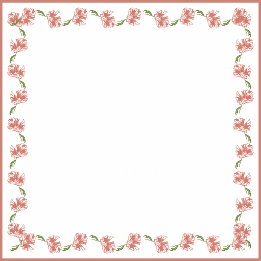Blossom Embroidered Napkin